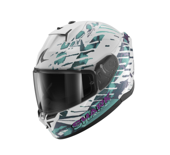 Héjszerkezet: Lexan (nagy ütésállóságú polikarbonát)
Súly: 1540 g (XS-es héjméret)
Többsűrűségű EPS belső héj
„BEST FIT” ergonomikus illeszkedés
Gyorskioldó plexirendszer
Pinlock® 70 páramentes rendszer
Plexizár szellőző pozícióban
Integrált, karcálló és páramentes belső napszemüveg
Sharktooth® intercom kompatibilitás
SENA for SHARK intercom kompatibilitás
Karcálló bevonat
Optikai osztály: 1
Szemüveggel kompatibilis
Szerszám nélkül leszerelhető plexi
Belső napszemüveg
Pinlock® kialakítás
Gyárilag felszerelt