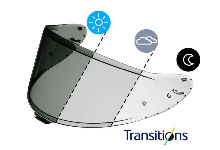 SHOEI Visor (CWR-F2PN) NXR2 plexi