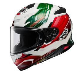 Ütéscsillapító héj az AIM-ben
EPS bélésrendszer több sűrűséggel
CWR-F2 plexi
Dupla D-gyűrű
EQRS biztonsági rendszer
(vészhelyzeti gyorskioldó rendszer)

Kényelem

3D középső párna

Arcpárnák különböző vastagságban (31, 35, 39, 43 mm)
Minden párna levehető, mosható 
Fülpárnák
Intercomra készülve

Szellőzés

Többszörös szellőzés és elszívás
6 bemenet a homlokán és az állán
4 kimenet hátul 

Aerodinamika

Beépített spoiler

További színekért és mintákért látogass el a Shoei honlapjára, és ha meg