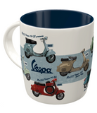 VESPA TIMELINE motorcycle mug