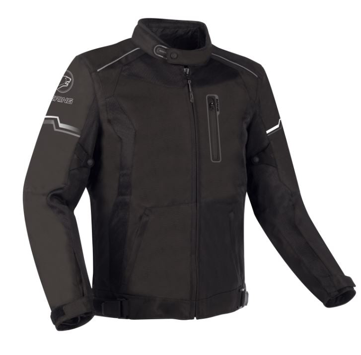 BERING ASTRO férfi motoros textil kabát fekete/szürke