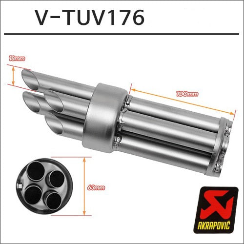 AKRAPOVIC V-TUV 176 hangtompító