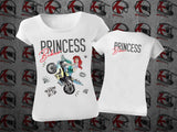BIKER PRINCESS Ariel women's motorcycle T-shirt