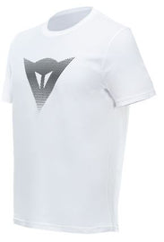 DAINESE T-SHIRT LOGO férfi motoros póló fehér fekete