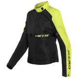 DAINESE RIBELLE AIR black/fluo-yellow women's summer motorcycle jacket