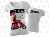BIKER Deadpool women's motorcycle t-shirt