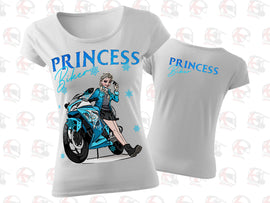 BIKER PRINCESS Elza női motoros póló L