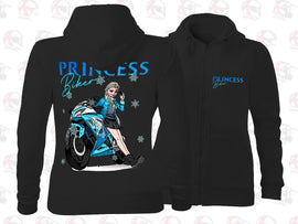 BIKER PRINCESS Elza női motoros pulóver Fekete