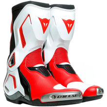 Load image into Gallery viewer, DAINESE TORQUE 3 OUT AIR black/white/lava-red lélegző motoros sport csizma