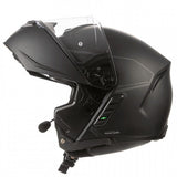 SENA Impulse openable chin matt black crash helmet with integrated MESH communication system 