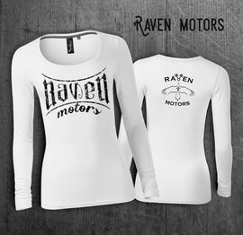 RAVEN MOTORS CLASSIC női motoros felső Fehér S