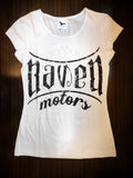 RAVEN MOTORS CLASSIC women's motorcycle T-shirt