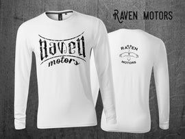 RAVEN MOTORS CLASSIC férfi motoros felső Fehér